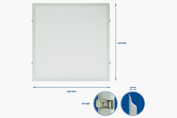 [Tư vấn] Chọn đèn led panel thả trần, lắp nổi chính hãng chất lượng.