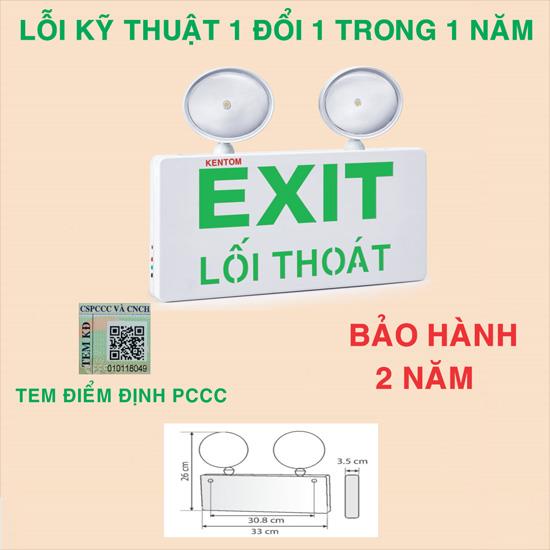 Đèn sự cố tích hợp exit Kentom KT730