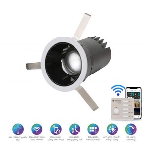 Đèn LED Downlight 12W Smart Đổi Màu Rạng Đông AT18 BLE (A36)