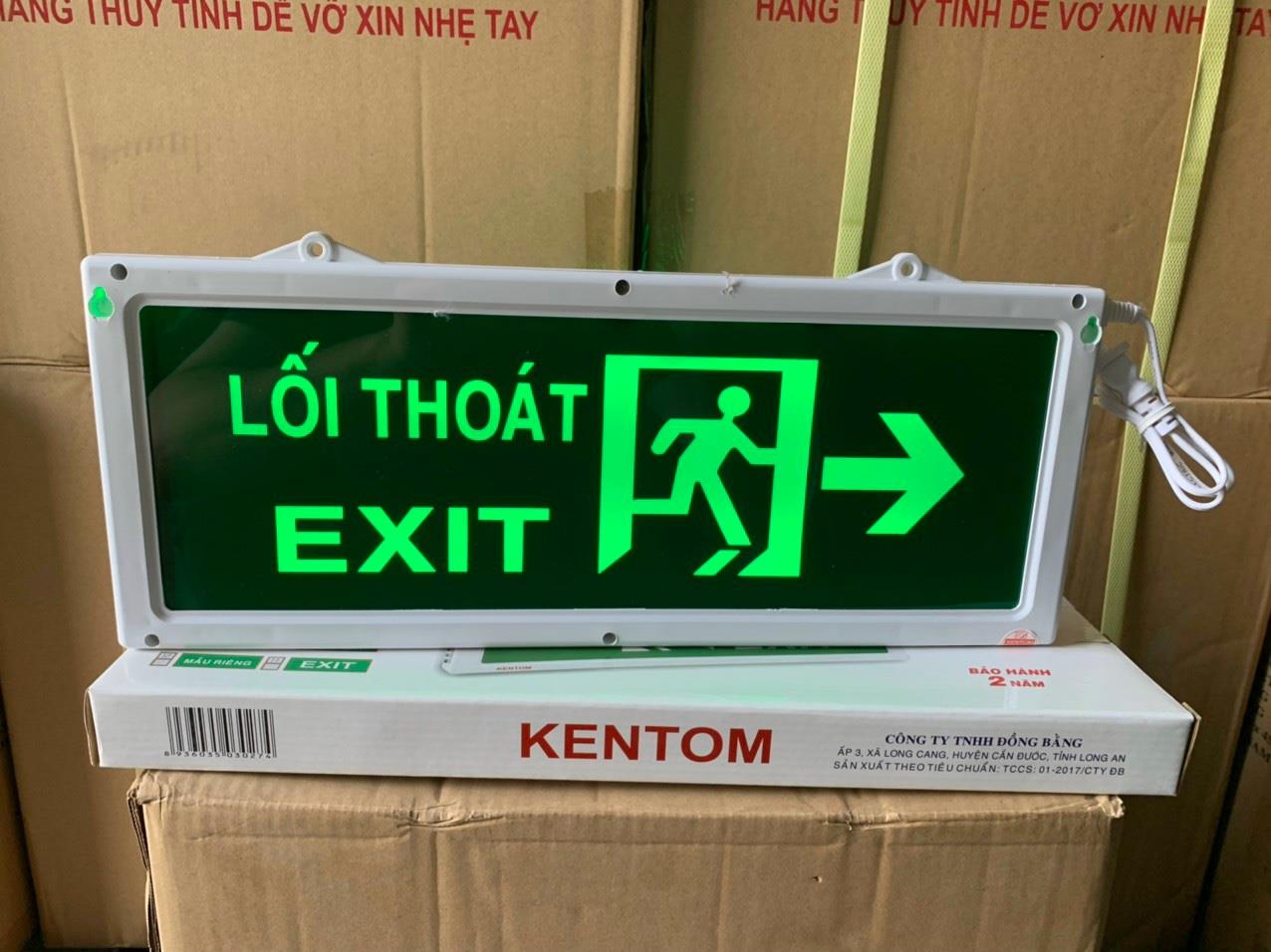 Đèn lối thoát exit Ketom 2 mặt  KT120