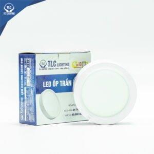 Đèn LED ốp trần 24W tròn vỏ trắng TLC