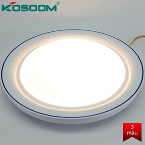 Đèn LED ốp trần Kosoom đổi màu Apolo xanh dương OP-KS-APL-22/45-X-ĐM