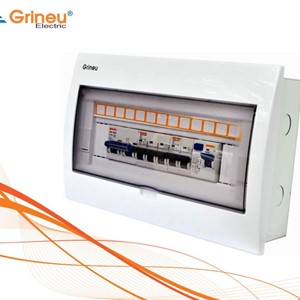 Tủ điện nhựa âm tường GPL 8/12 Grineu