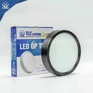 Đèn LED ốp trần TLC 12W tròn vỏ đen 