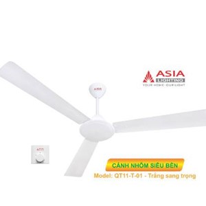 Quạt Trần Asia QT11-T -1 Trắng sang trọng