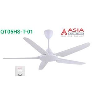 Quạt Trần ASIA trắng sang trọng  QT05HS-T-01