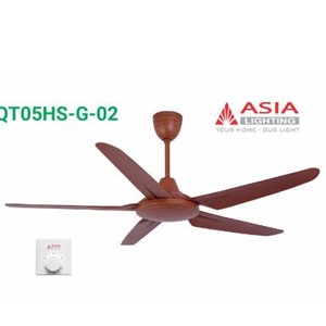 Quạt Trần ASIA  QT05HS-G-01 gỗ tự nhiên